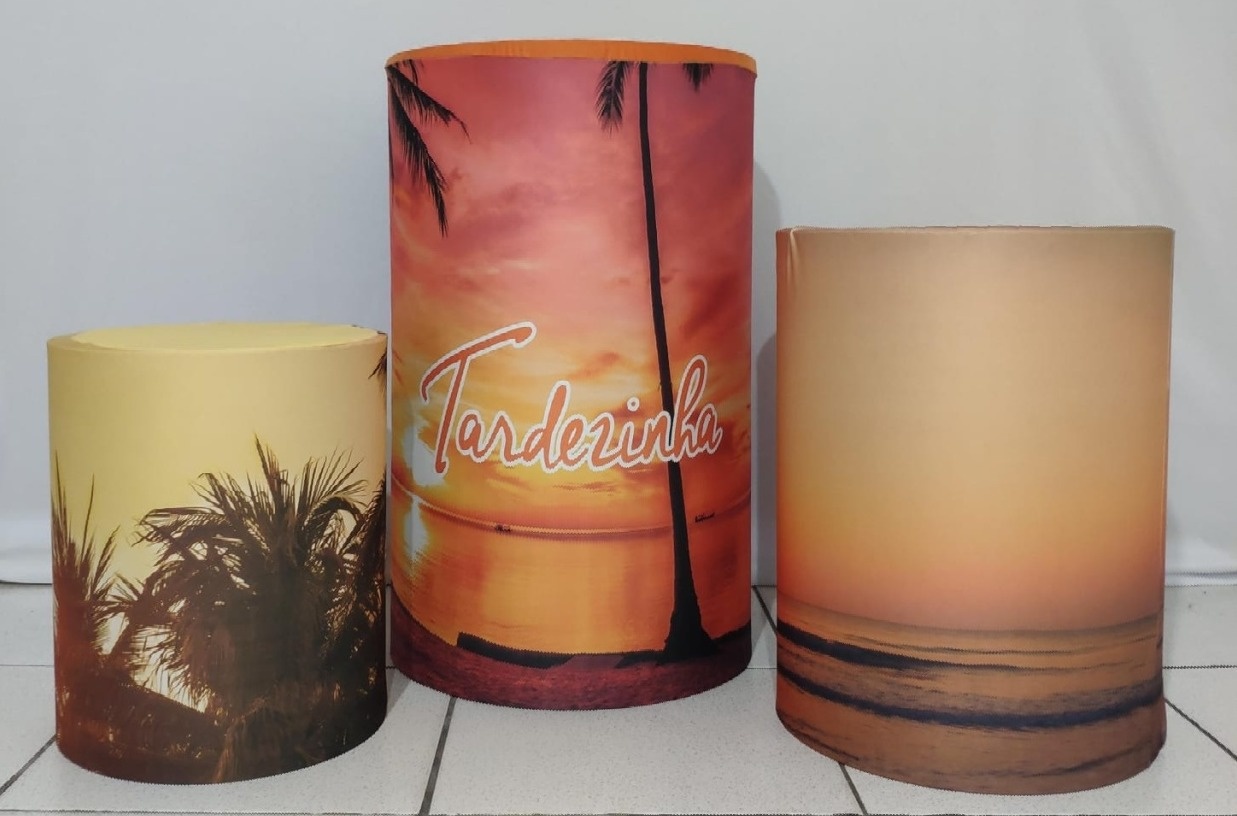 Trio de Capas Para Cilindro Tardezinha - Vanessalocações