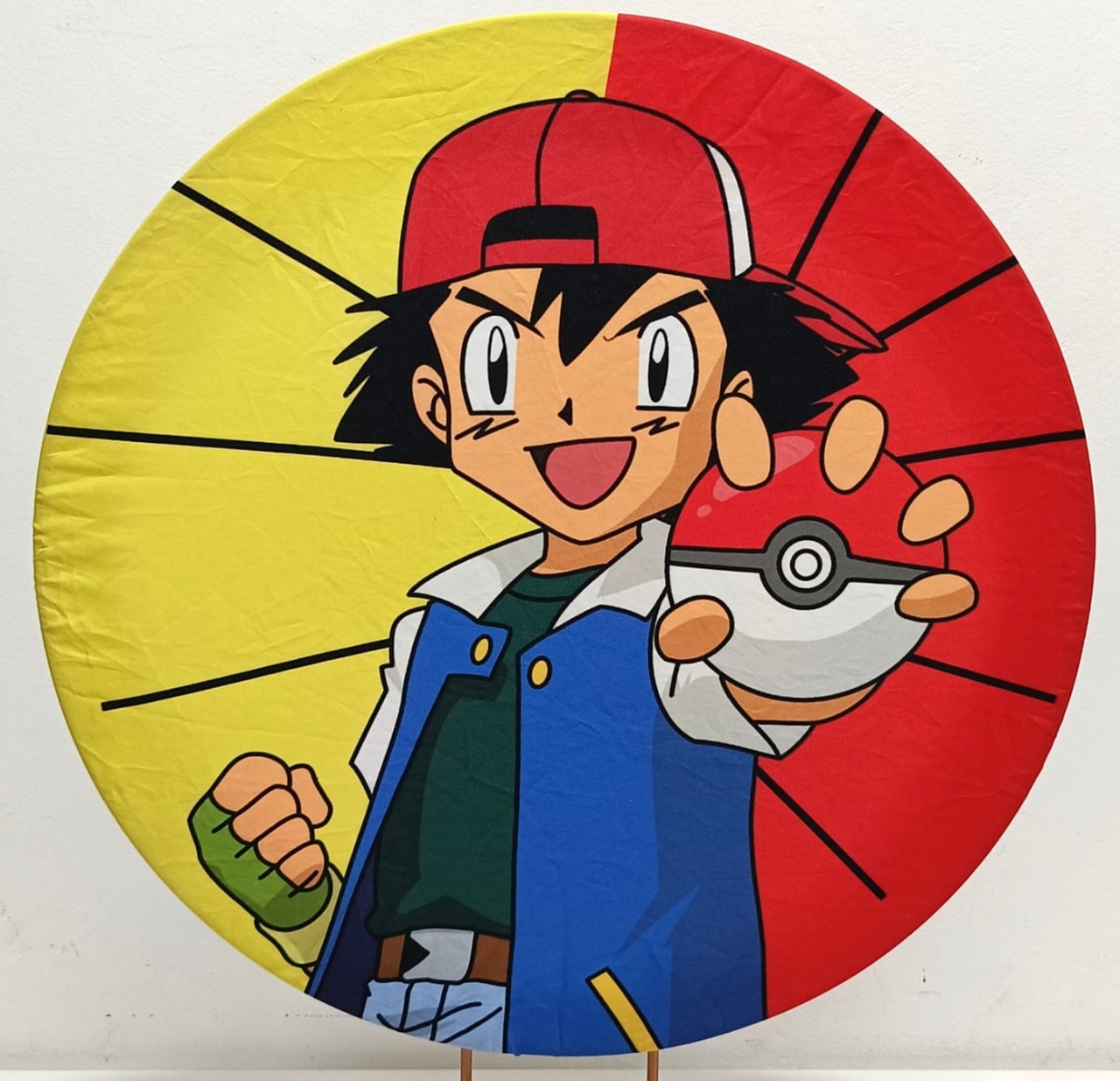 Capa  P/ Painel Circular Pockemon 2 - 50Cm - Vanessalocações