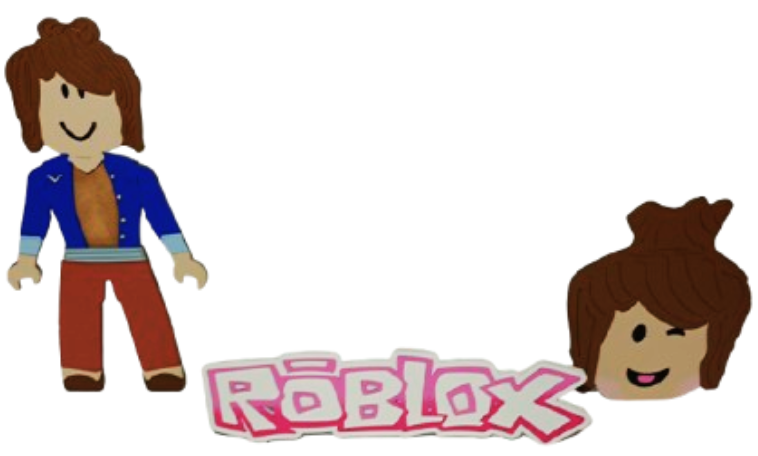 Trio de Display Roblox Menina - Vanessalocações