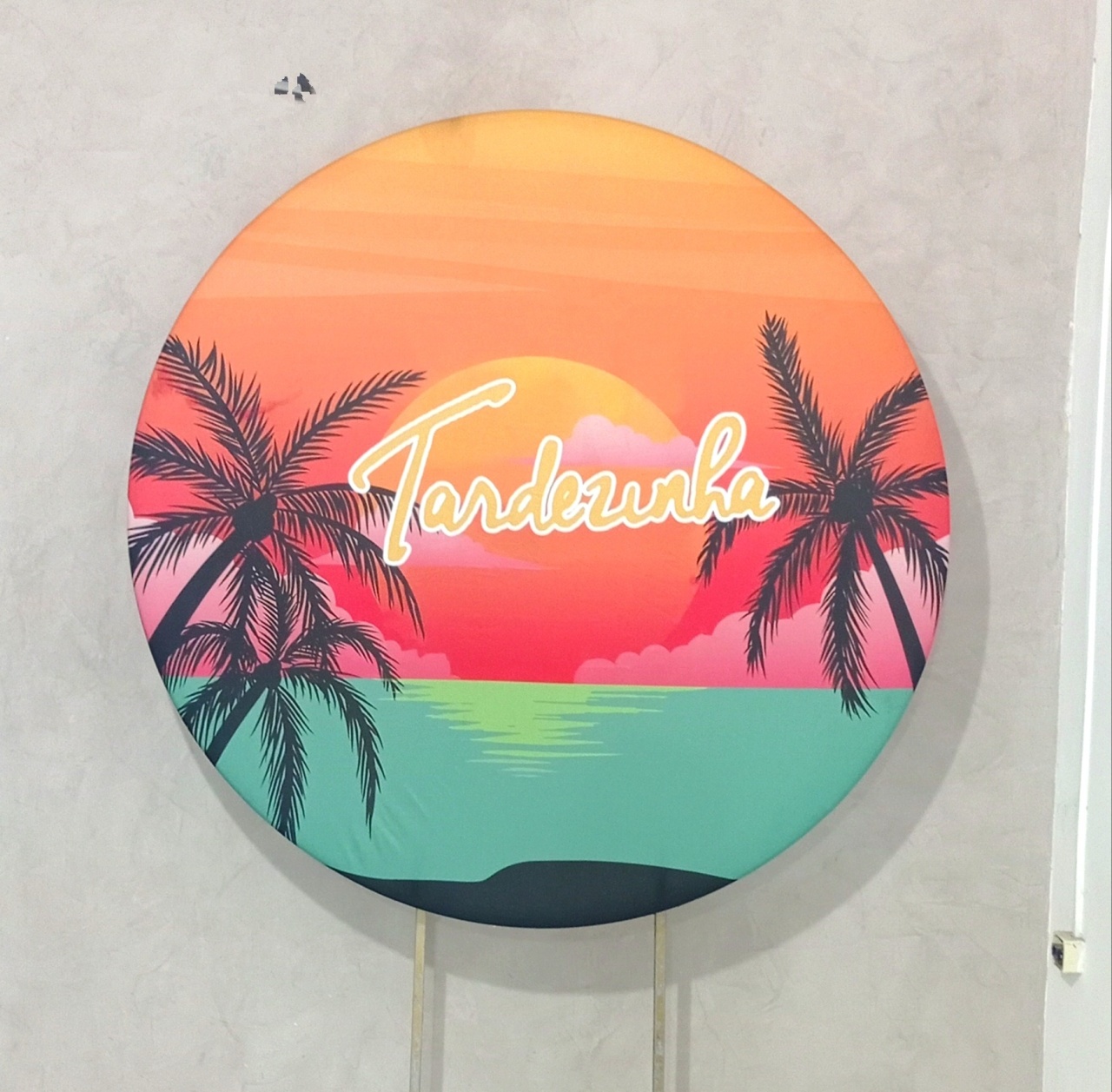 Capa P/ Painel Circular  -  Tardezinha Cod 01 - Vanessalocações