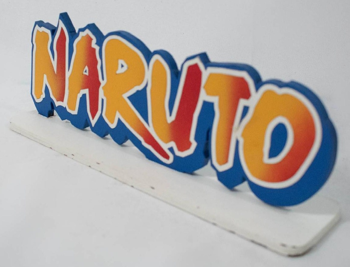 Display Mdf  Letreiro Naruto - Vanessalocações