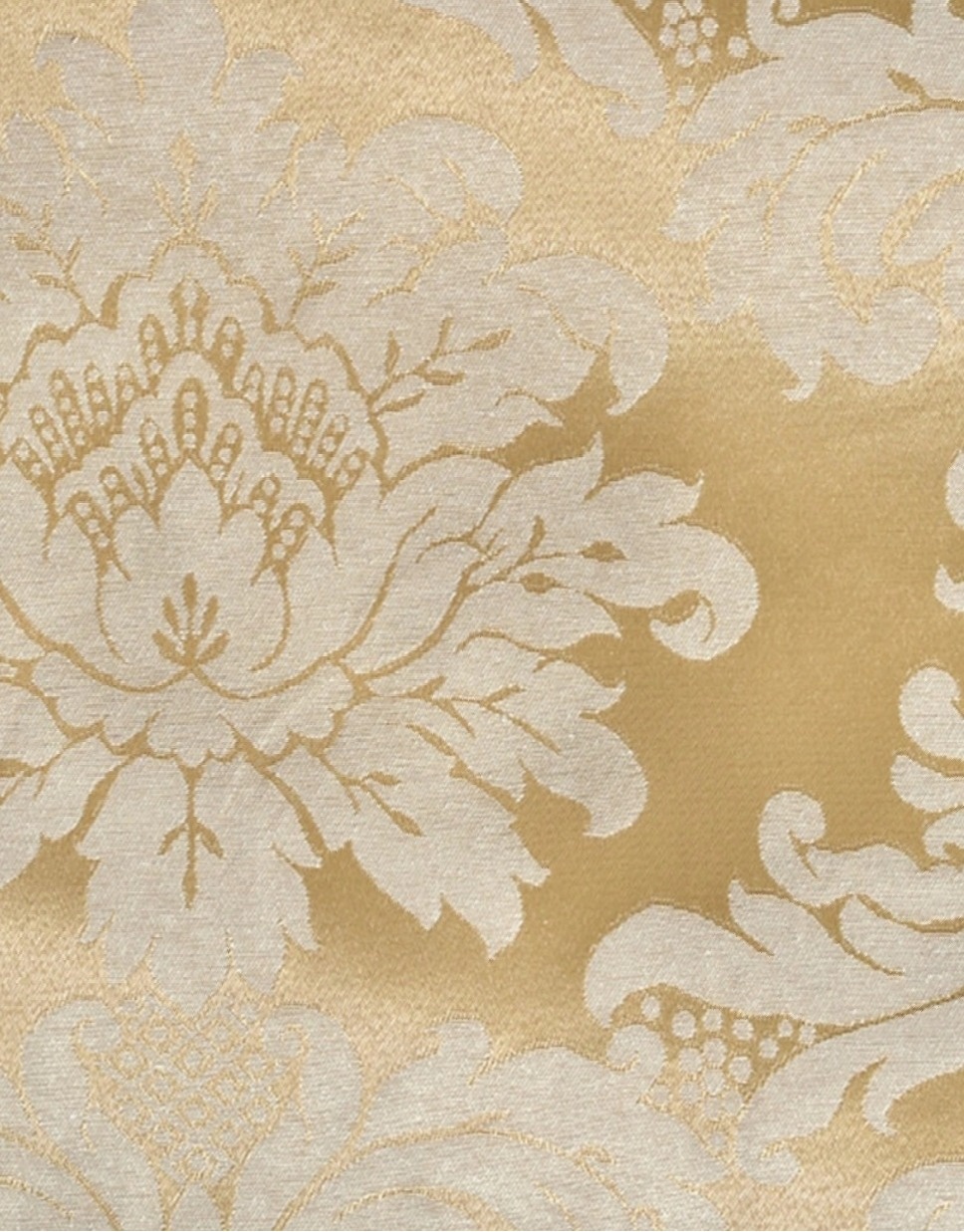 Toalha  Jacquard  Adamascado -  Retangular - Dourado - 3,0X2,50 - Vanessalocações