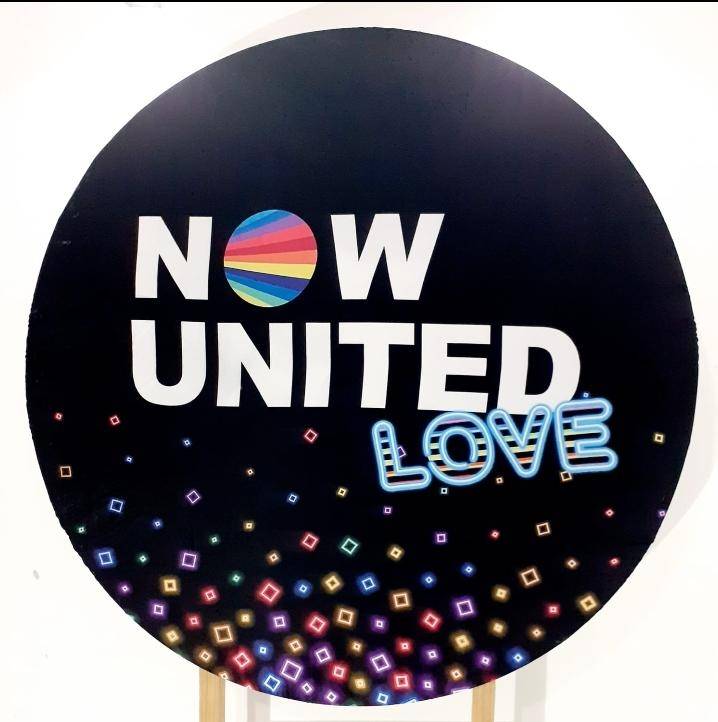 Capa P/ Painel Circular  - Now United - Vanessalocações
