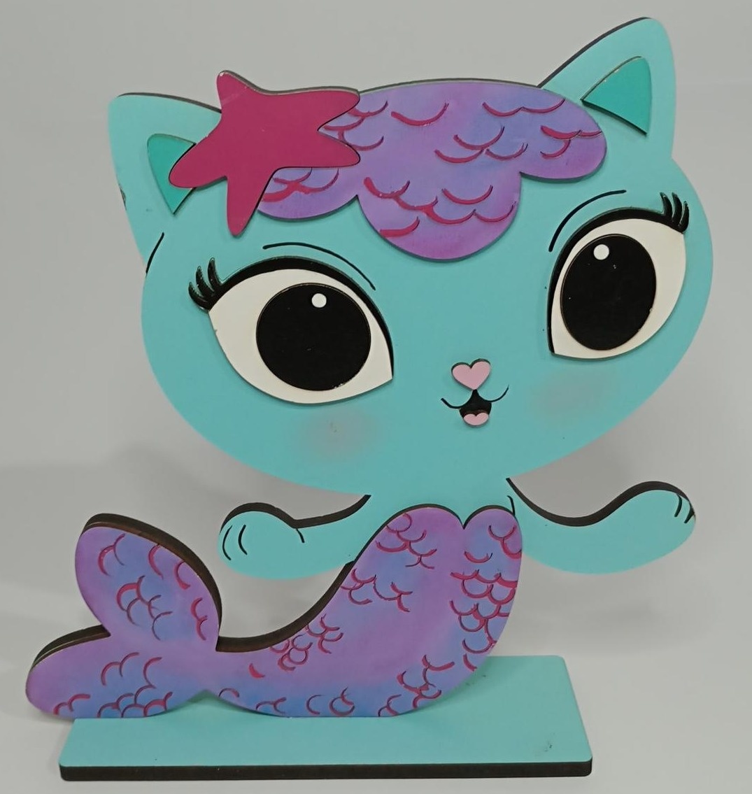 Display Mdf Gato Sereia - Vanessalocações