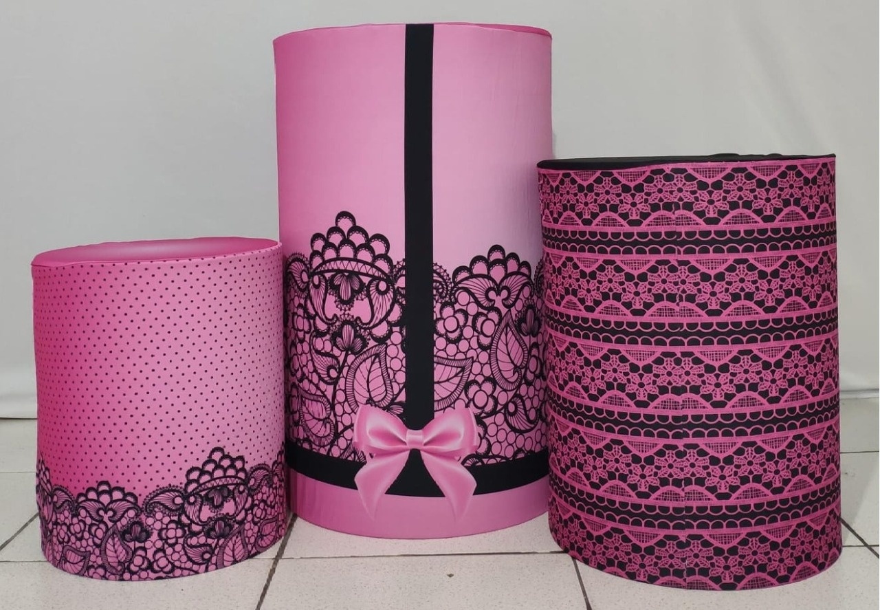 Trio de Capas Para Cilindro Langerrie - Vanessalocações