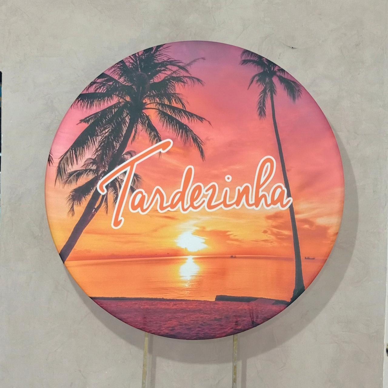 Capa P/ Painel Circular  - Tardezinha Cód 02 - Vanessalocações