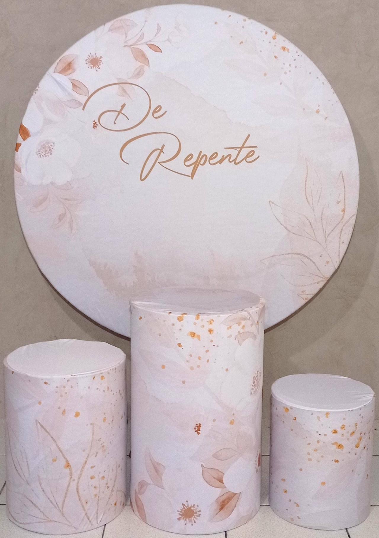 Coleção Clean - de Repente - Suporte + Painel + Trio de Cilindros + Capas - CamaleãoLocaçoes