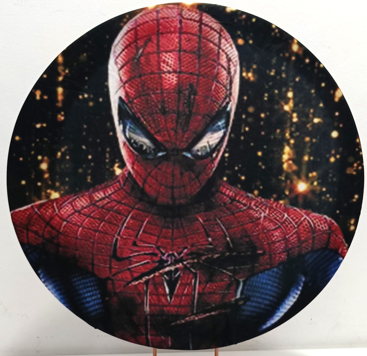 Capa  P/ Painel Circular Homem  Aranha - 50Cm - Vanessalocações
