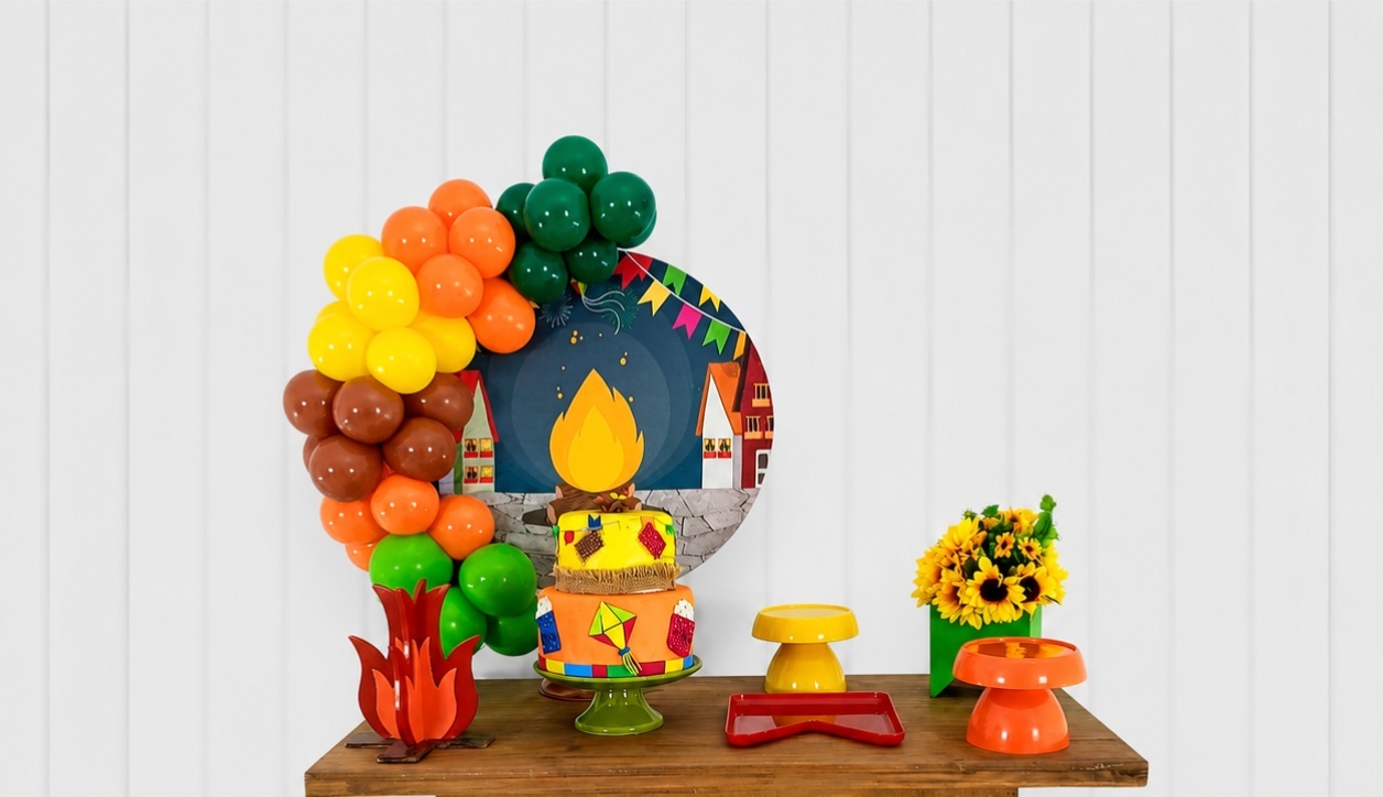 Mini Decoração Festa Junina - CamaleãoLocaçoes