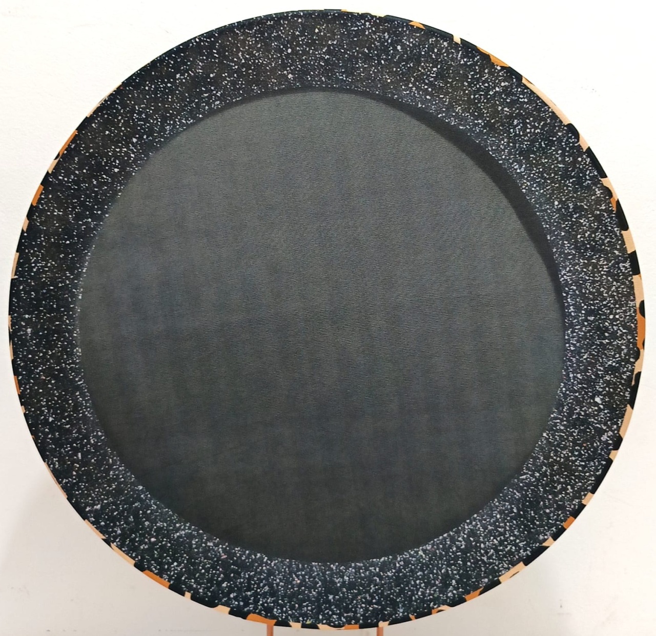 Capa  P/ Painel Circular Onça Preto/Glitter - 50Cm - Vanessalocações