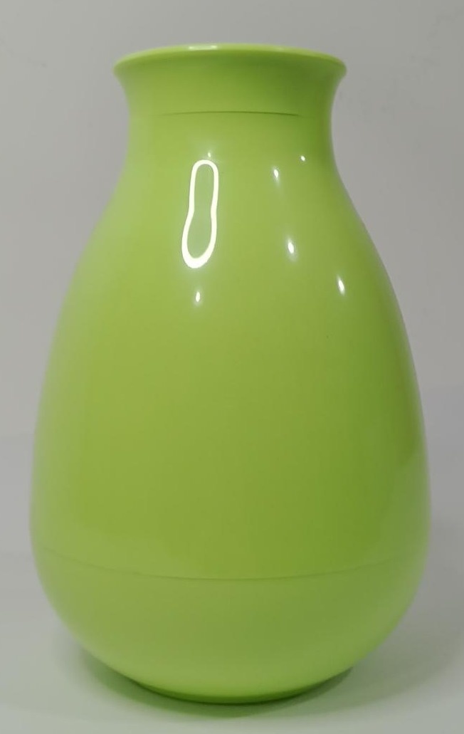 Vaso Cogumelo Verde Limao M - Vanessalocações