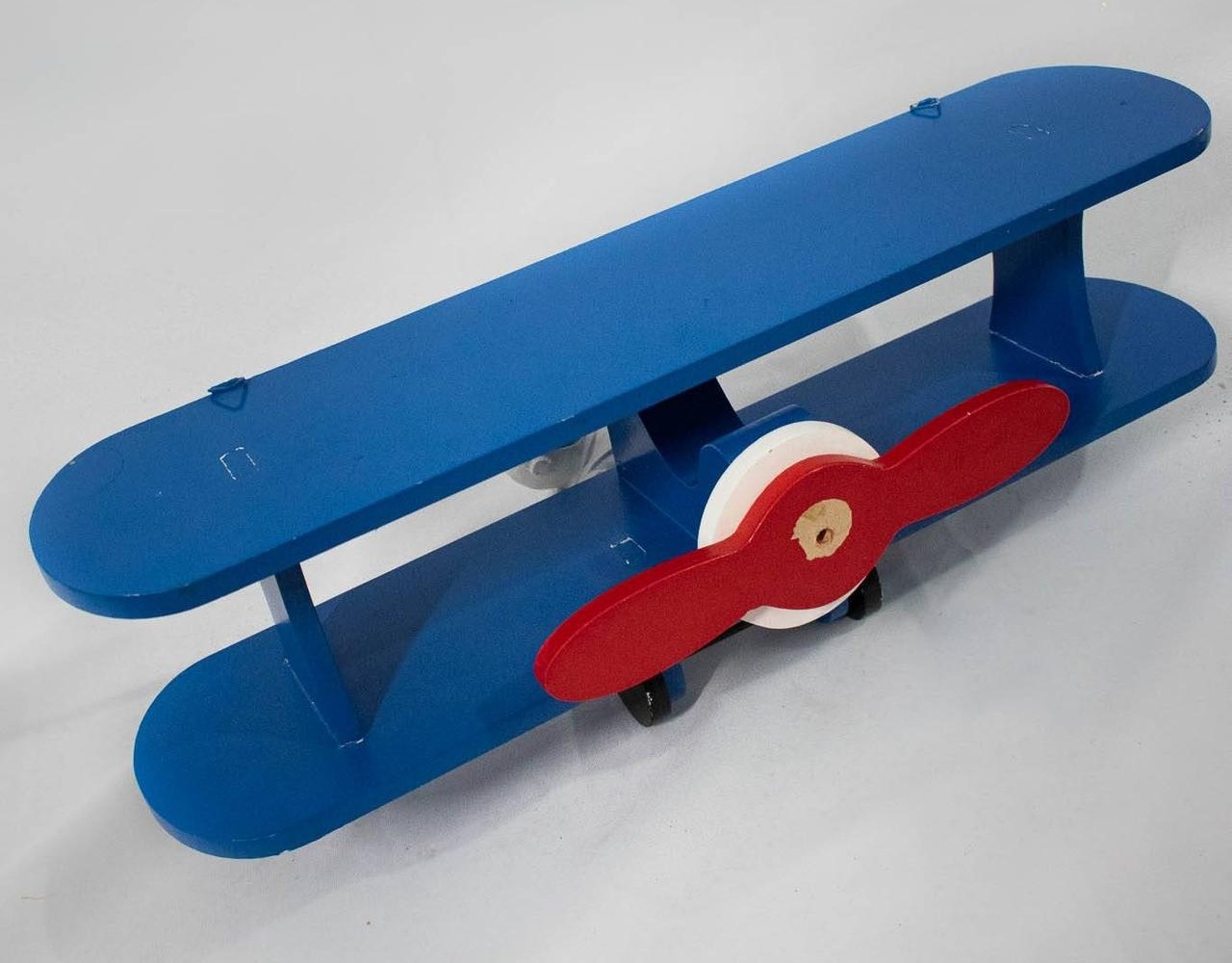Avião Mdf 3D Azul Royal - Vanessalocações