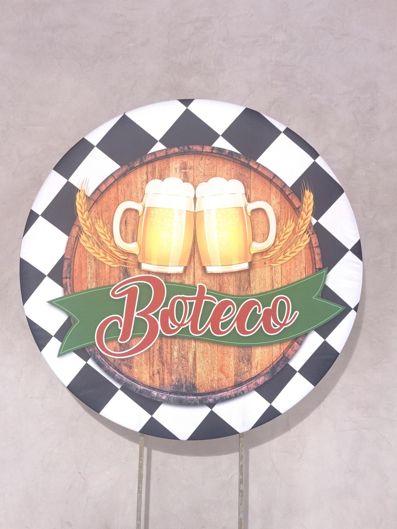 Capa P/ Painel Circular  -  Boteco Novo - Vanessalocações