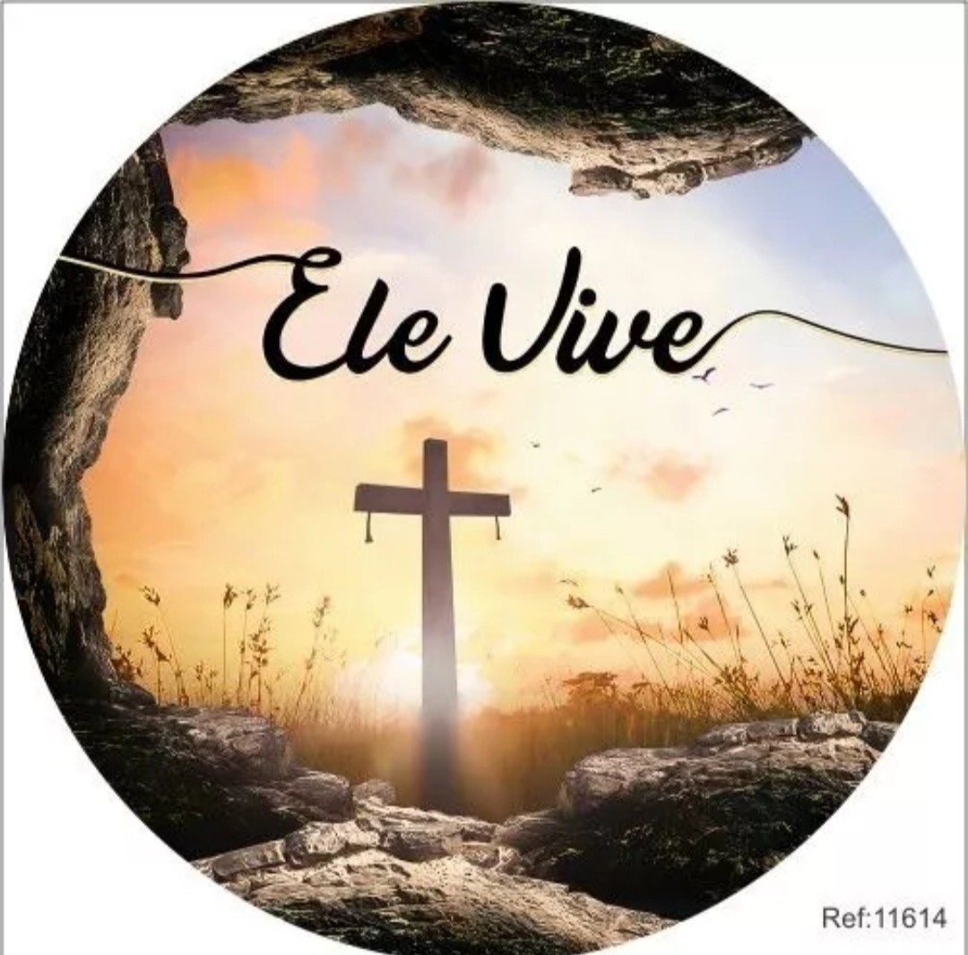 Capa P/ Painel Circular -  Biblio - Ele Vive - Vanessalocações