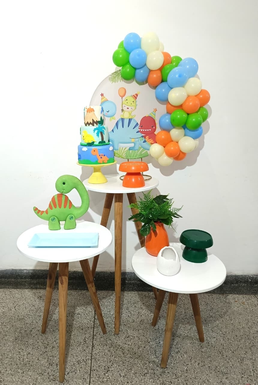 Mini Decoração Meu  Dinossauro - CamaleãoLocaçoes