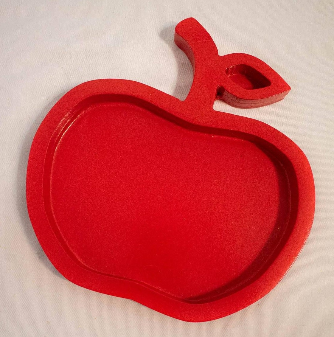 Bandeja Maçã Mdf Vermelho - Vanessalocações