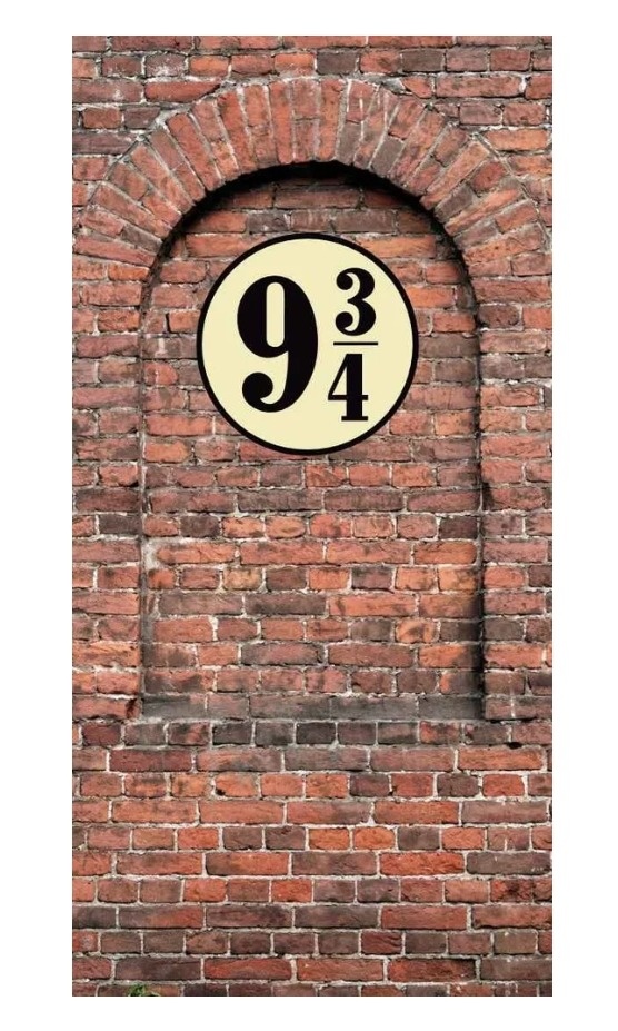 Capa P/ Painel Romano/Retangular 2X1- Harry Potter  - Vanessalocações