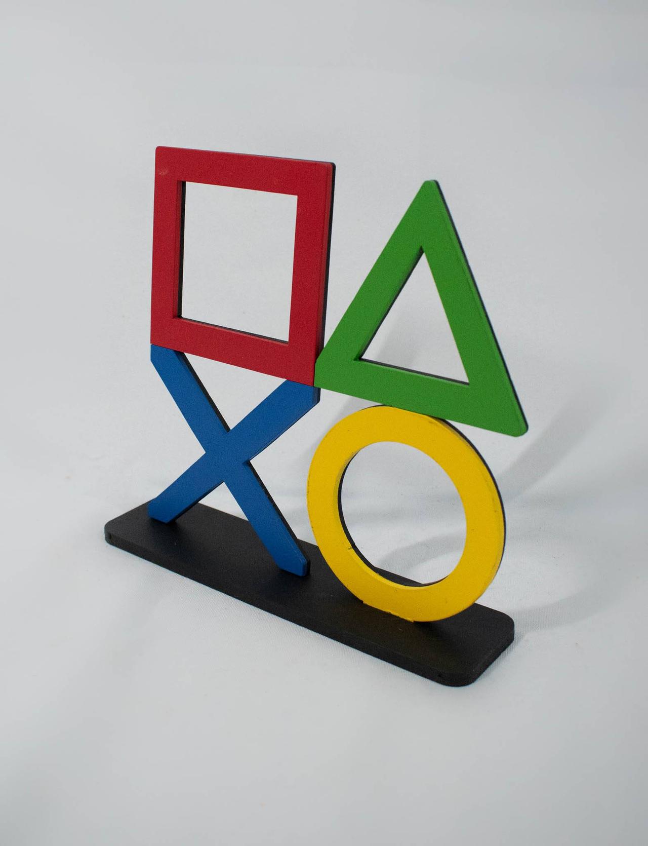 Display Mdf  Botão Controle Playstation Game/Jogo - Vanessalocações