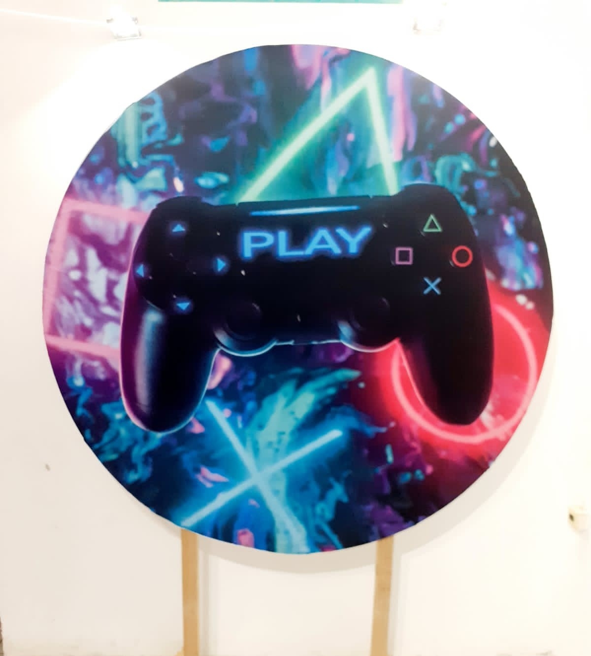 Capa P/ Painel Circular  - Playstation Game - Vanessalocações
