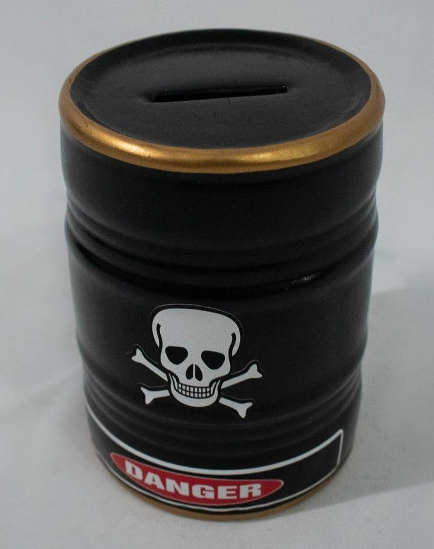 Tambor  Perigo Inflamável Cerâmica - Vanessalocações