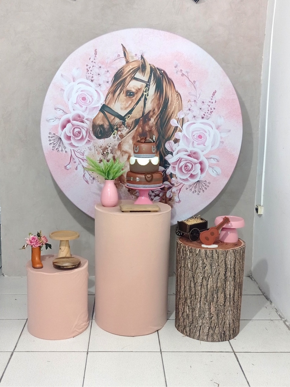Coleção Pocket   Cavalo/Country  Floral Menina - CamaleãoLocaçoes