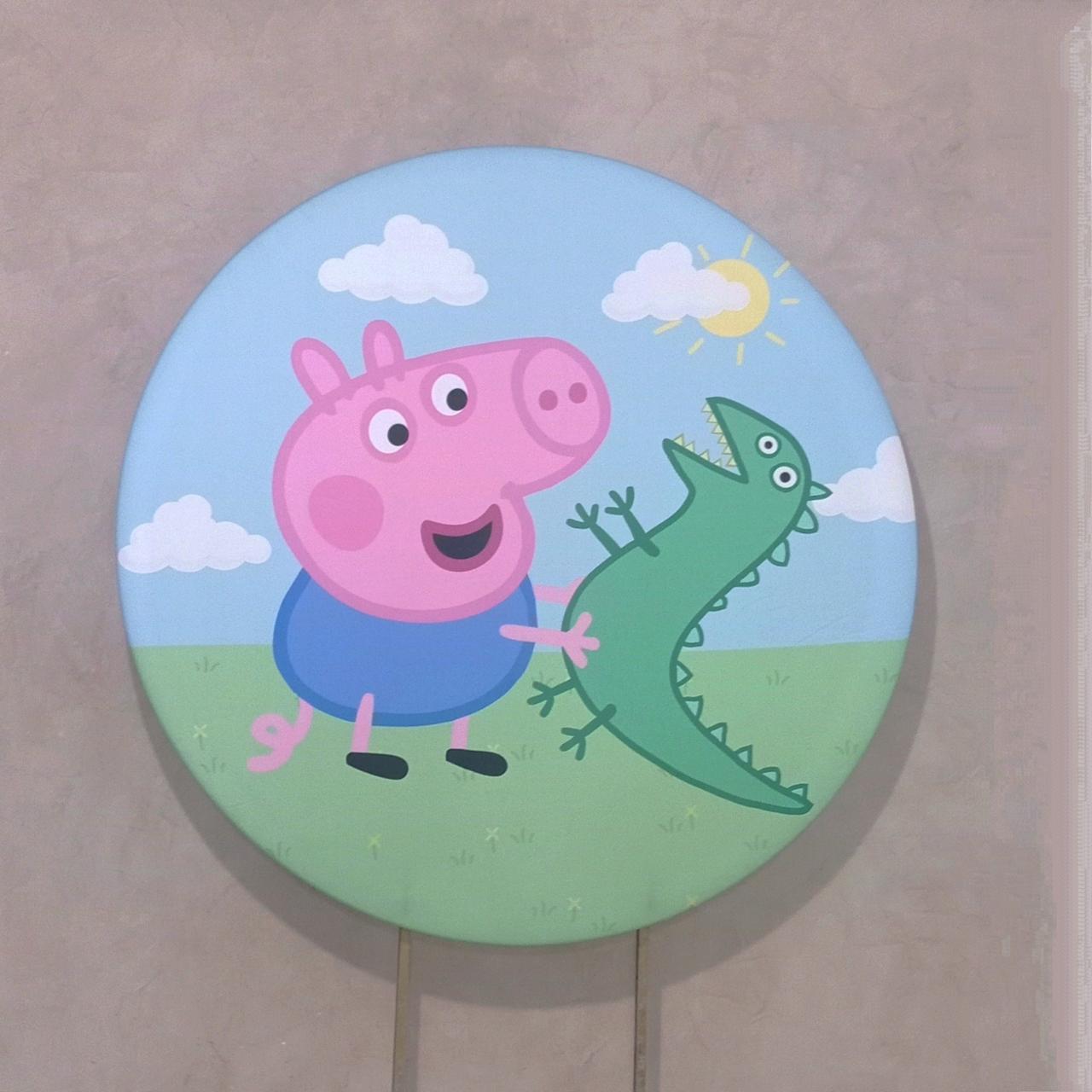 Capa P/ Painel Circular  -  George Pig - Vanessalocações