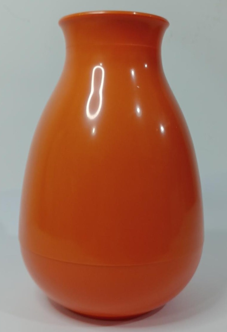 Vaso Cogumelo Laranja M - Vanessalocações