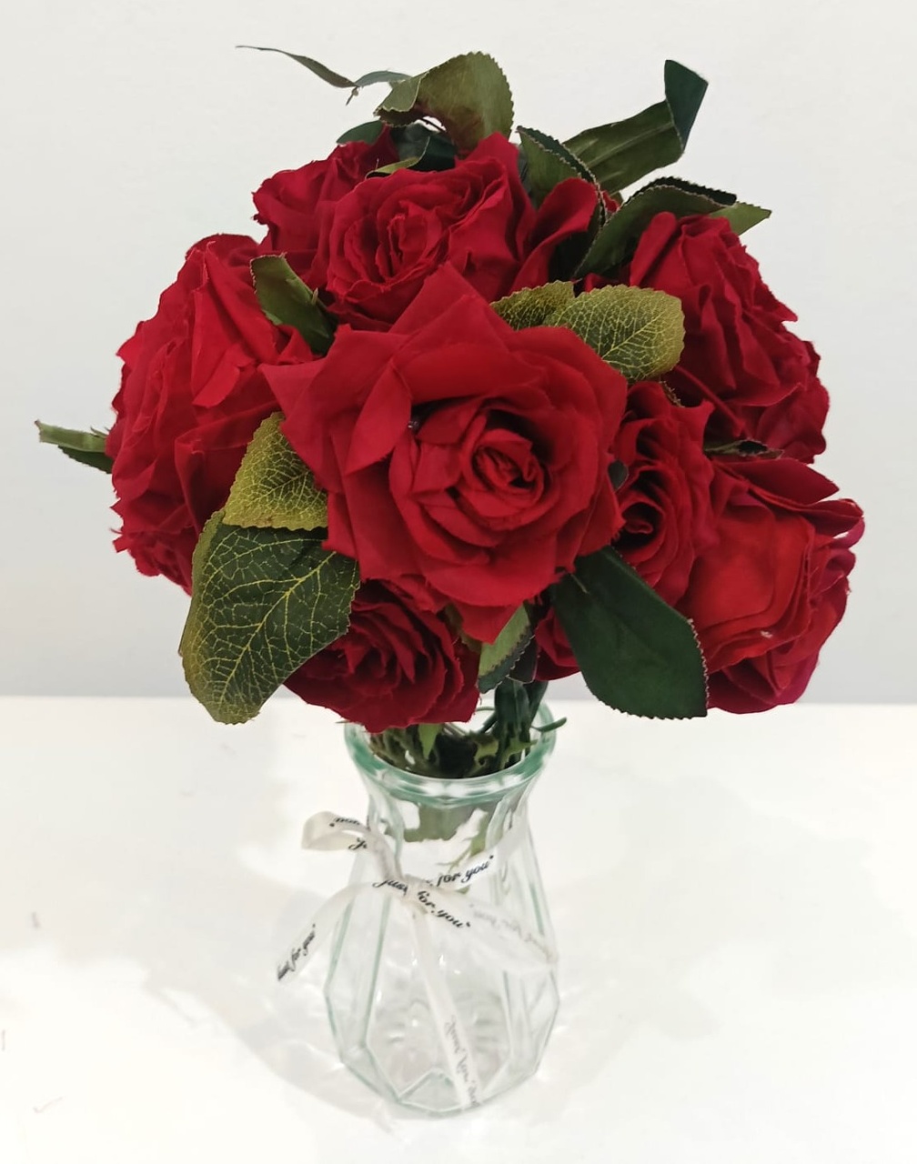 Buquê Flor Artificial  Vermelho P - Vanessalocações
