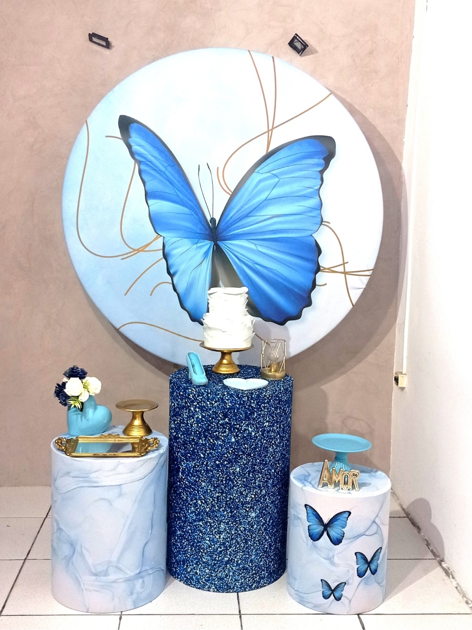 Coleção Pocket - Borboleta Azul - CamaleãoLocaçoes