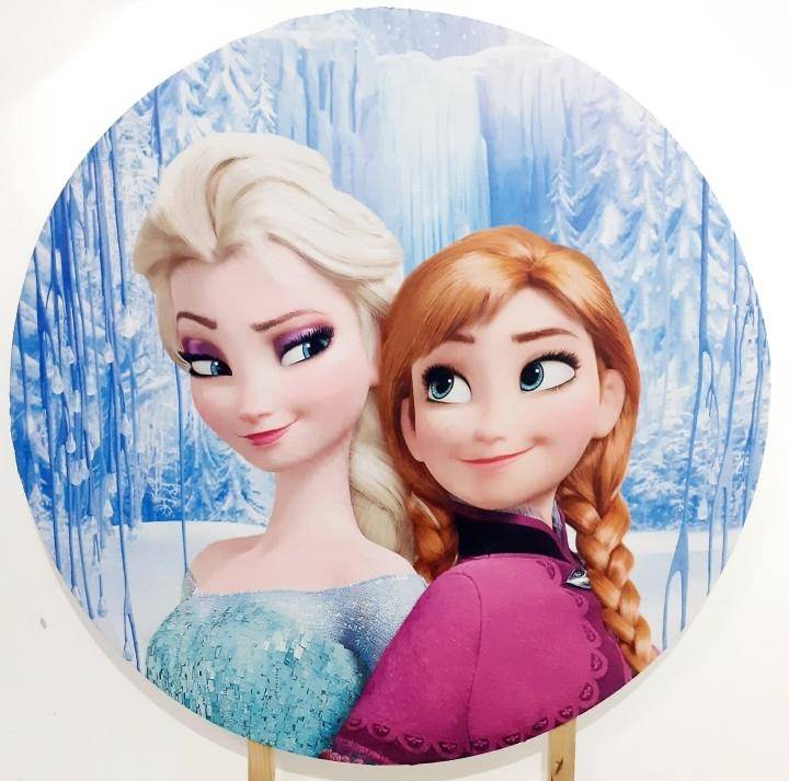 Capa P/ Painel Circular  -   Frozen - Vanessalocações