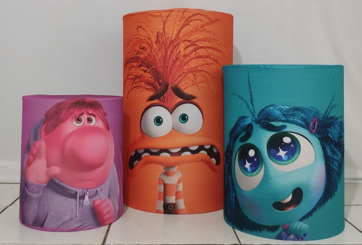 Trio de Capas Para Cilindro Divertidamente  - Vanessalocações
