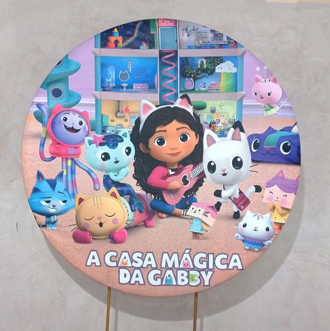 Capa P/ Painel Circular  -  Casa Mágica da Gaby - Vanessalocações