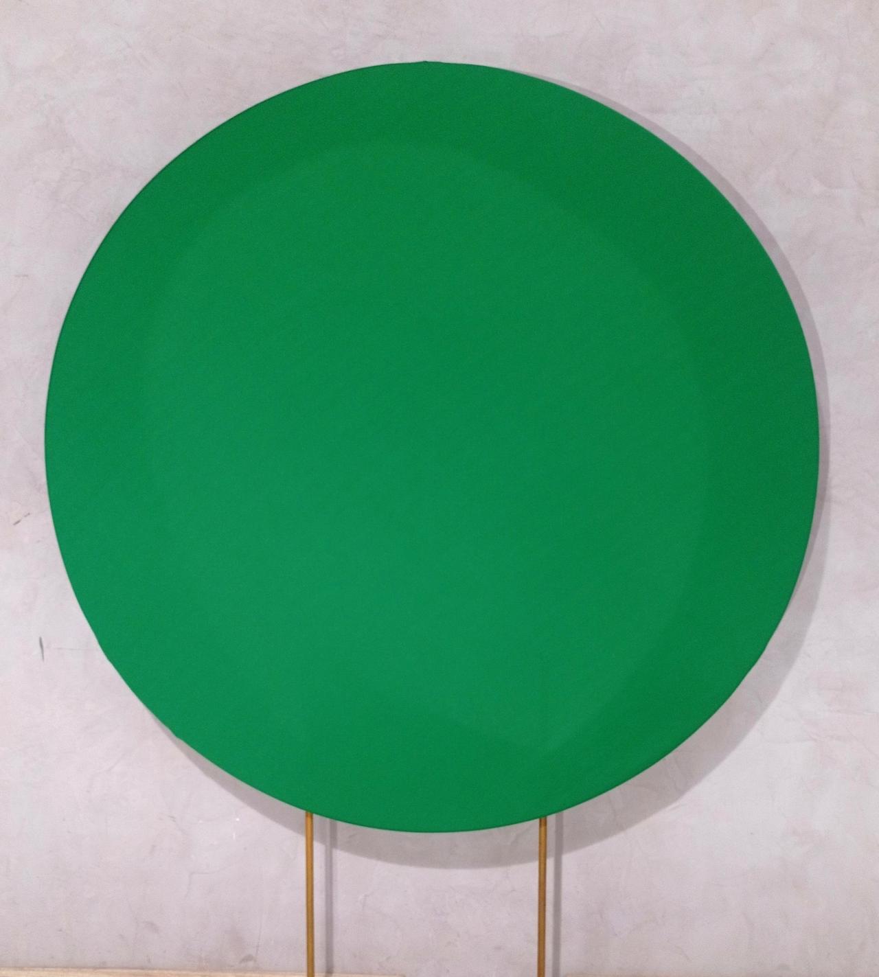 Capa P/ Painel Circular  Tecido Liso  - Verde - Vanessalocações
