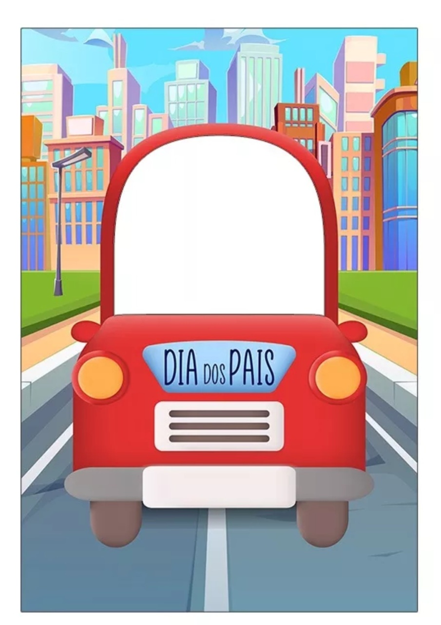 Capa P/ Painel Interativo - Dia dos Pais - Fusca - 3Mt - Vanessalocações