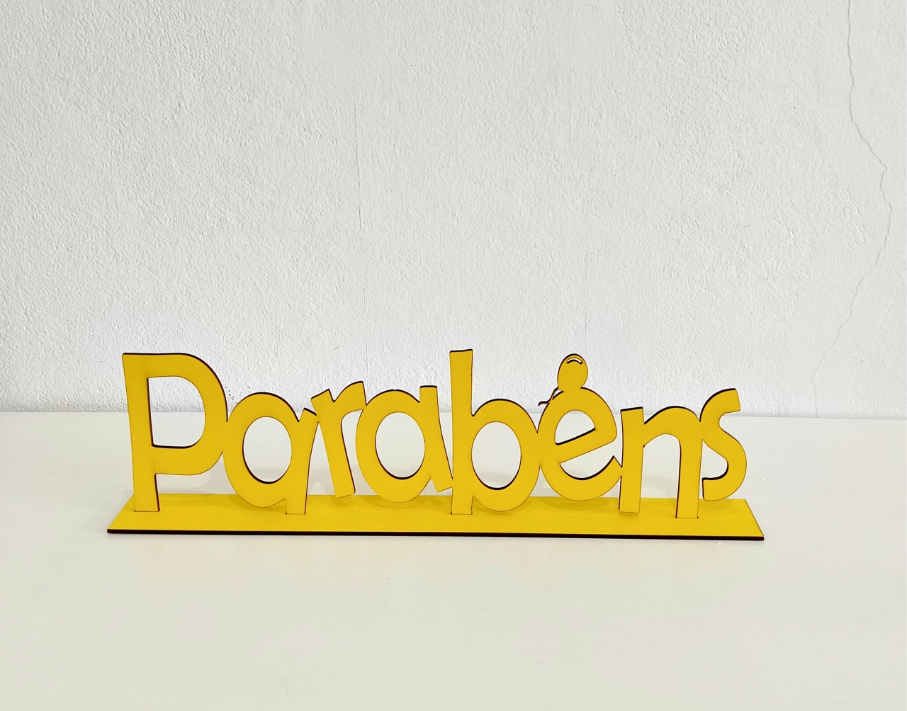 Letreiro Mdf Parabéns  - Vanessalocações