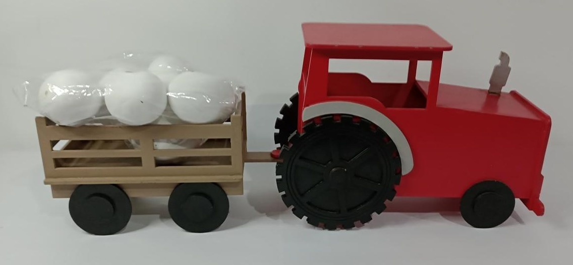 Trator Mdf C/ Carroça - Vanessalocações