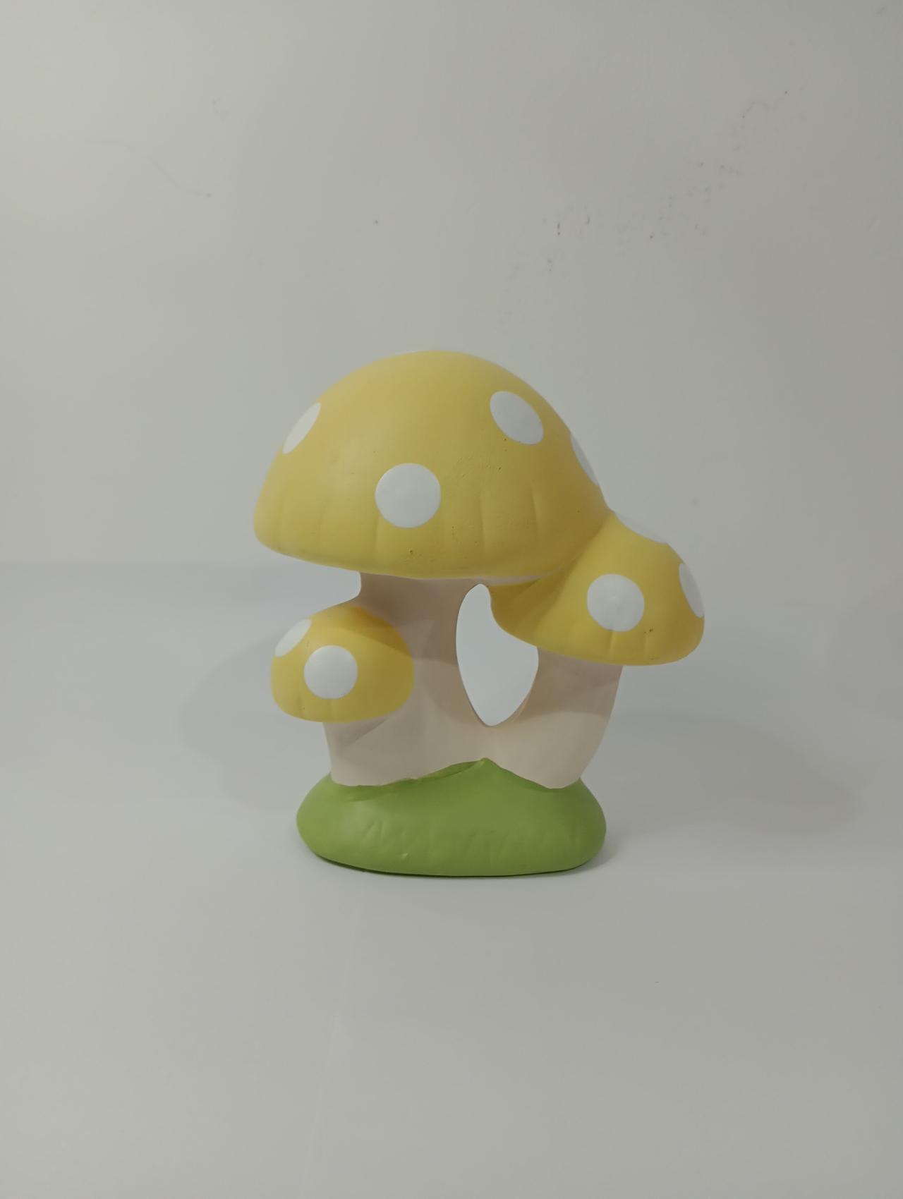 Cogumelo Cerâmica Amarelo - Vanessalocações