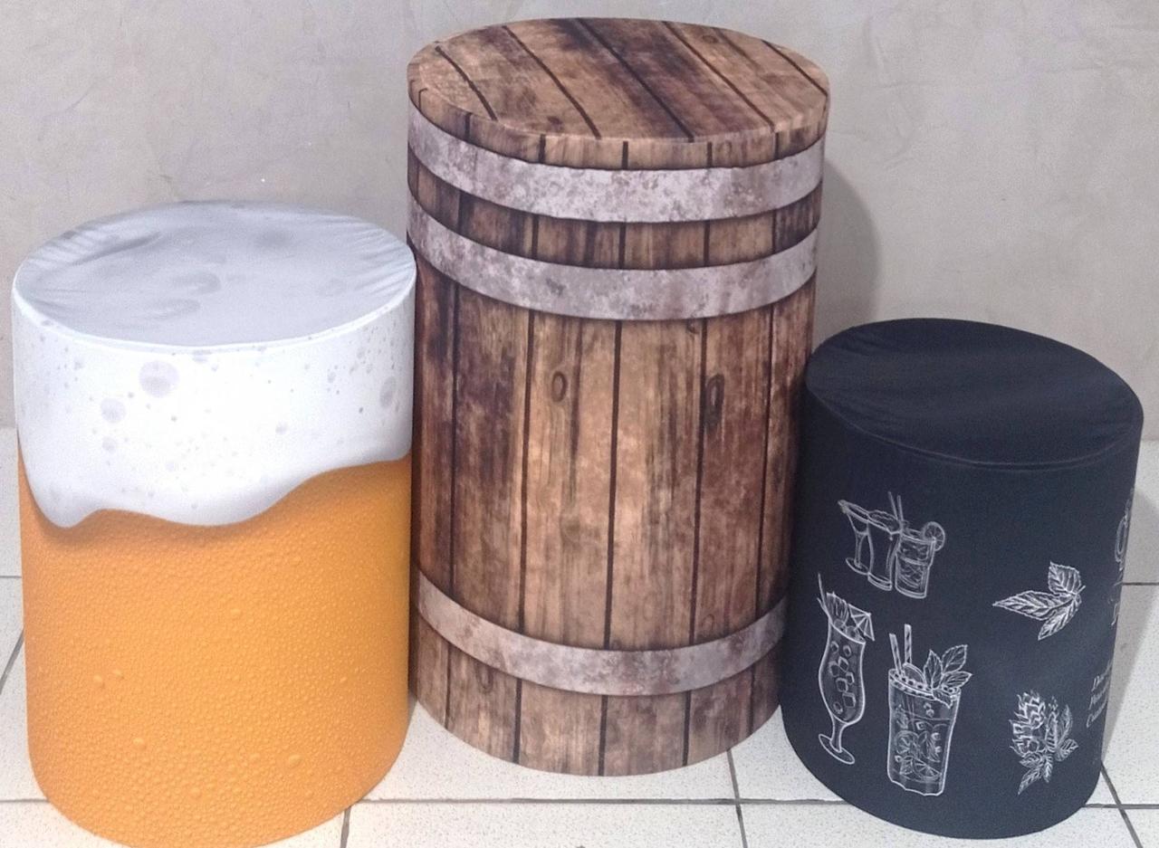 Trio de Capas Para Cilindro Boteco  - Vanessalocações