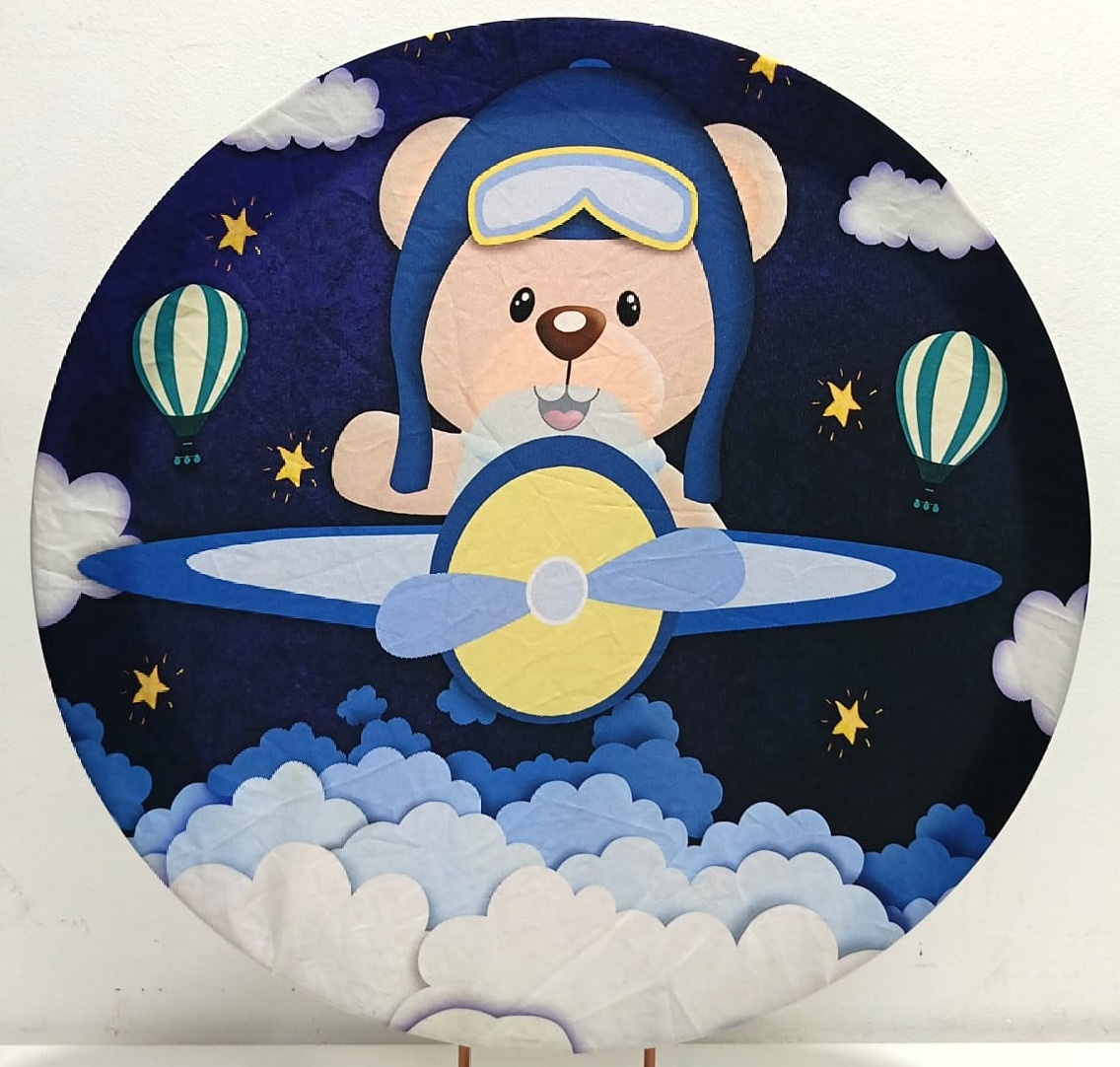 Capa  P/ Painel Circular Aviador - 50Cm - Vanessalocações