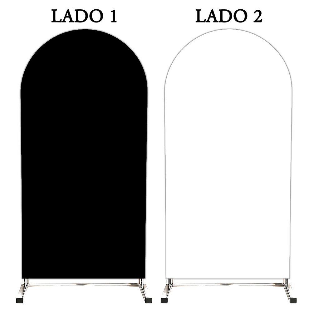 Capa - Painel Romano - Branco E Preto - FR artes
