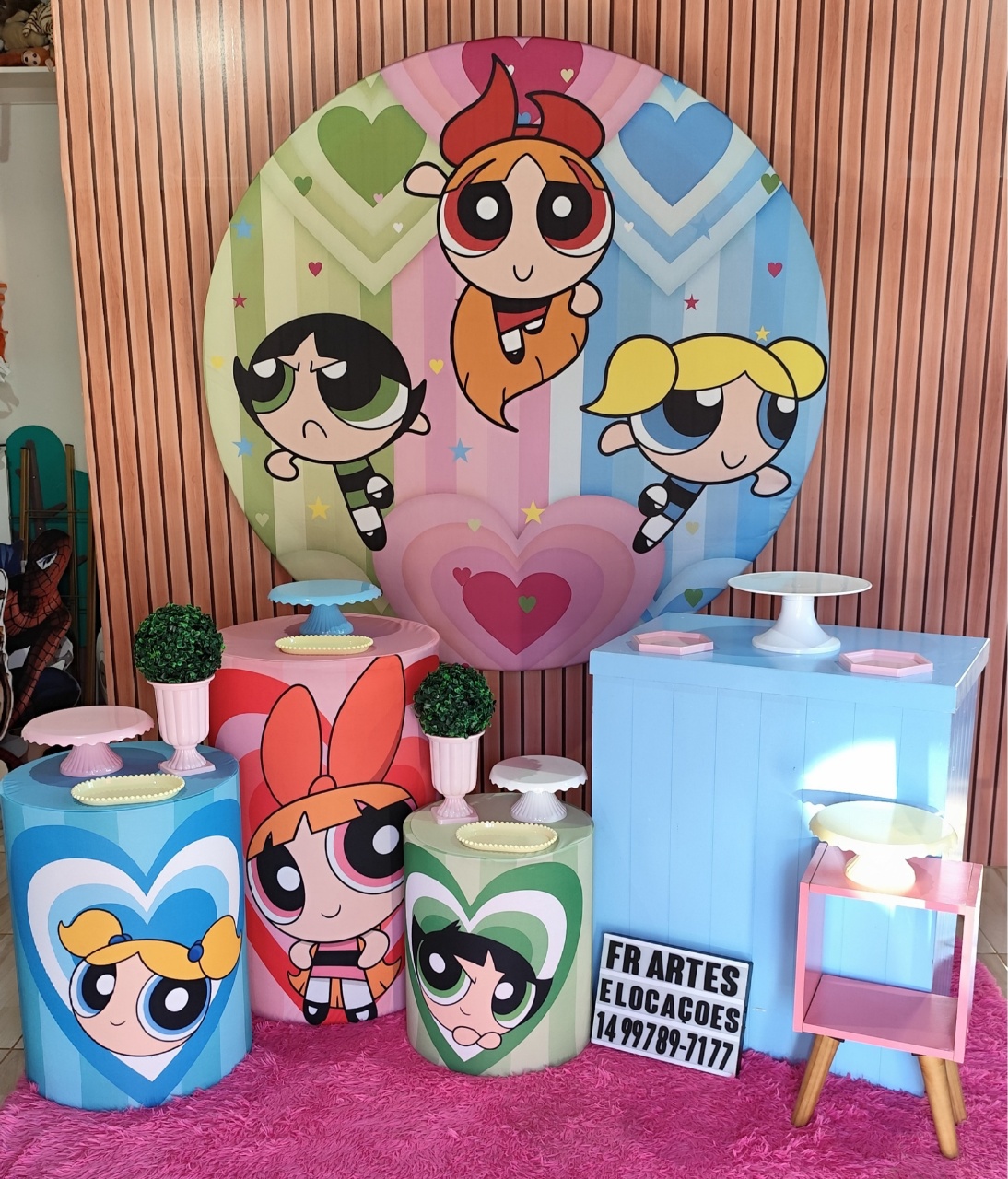 Meninas Super Poderosas -  Ouro - FR artes