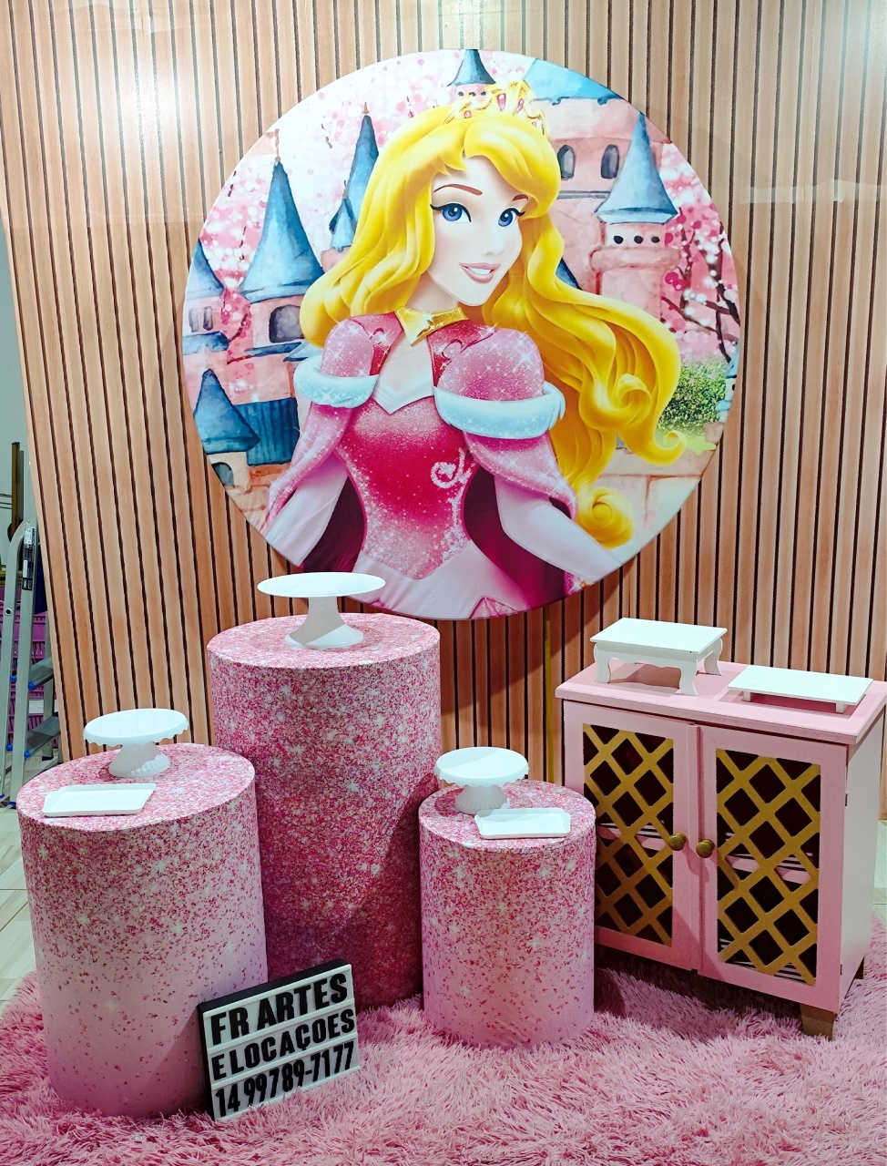 Princesa Aurora/Bela Adormecida - Prata - FR artes