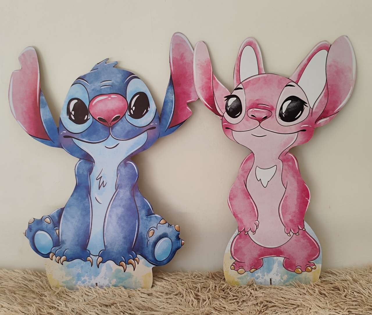 Display Chão Stitch E Angel - FR artes