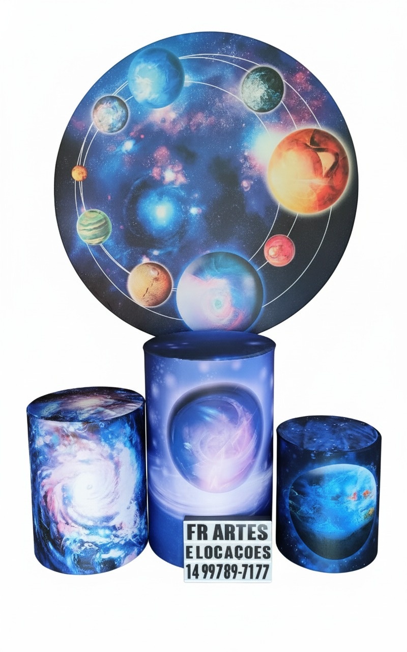 Jogo de Capa (Painel + Cilindros) Galaxia - FR artes