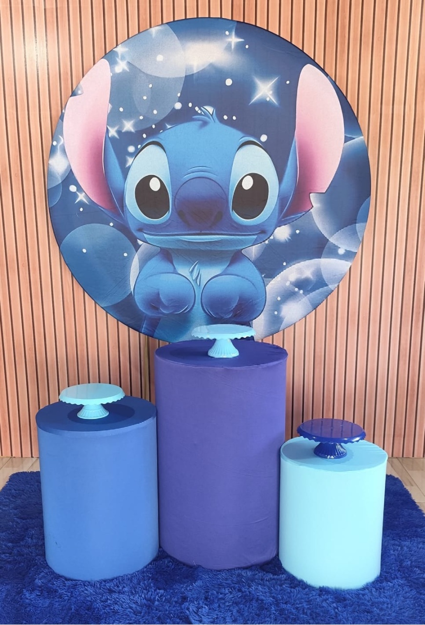 Stitch Azul - Bronze - FR artes