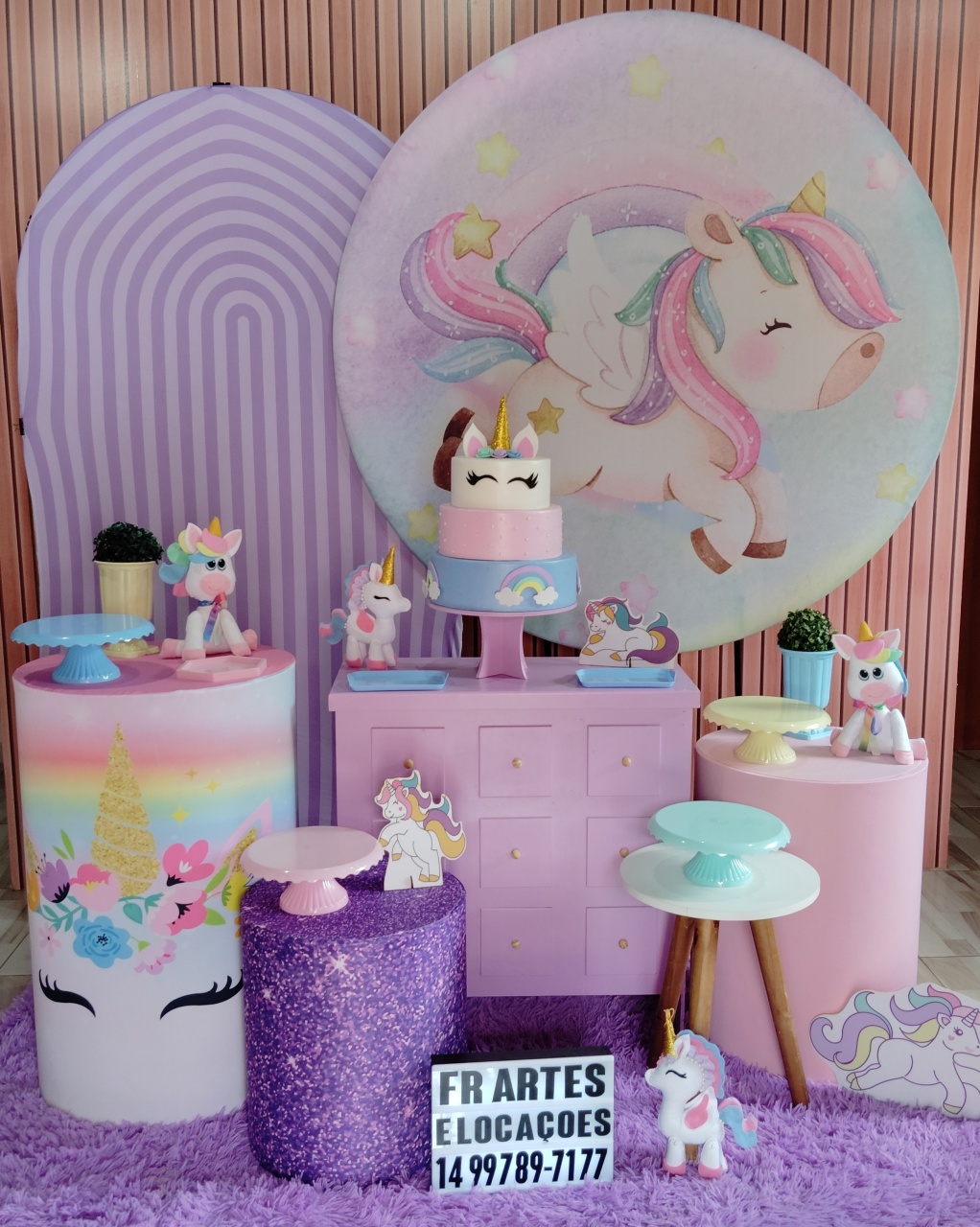Unicornio 1 - Completo (Incluir Feltros) - FR artes