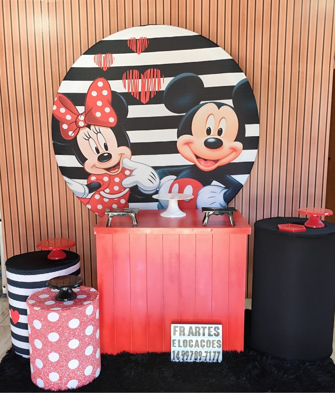 Minnie E Mickey -  Prata - FR artes