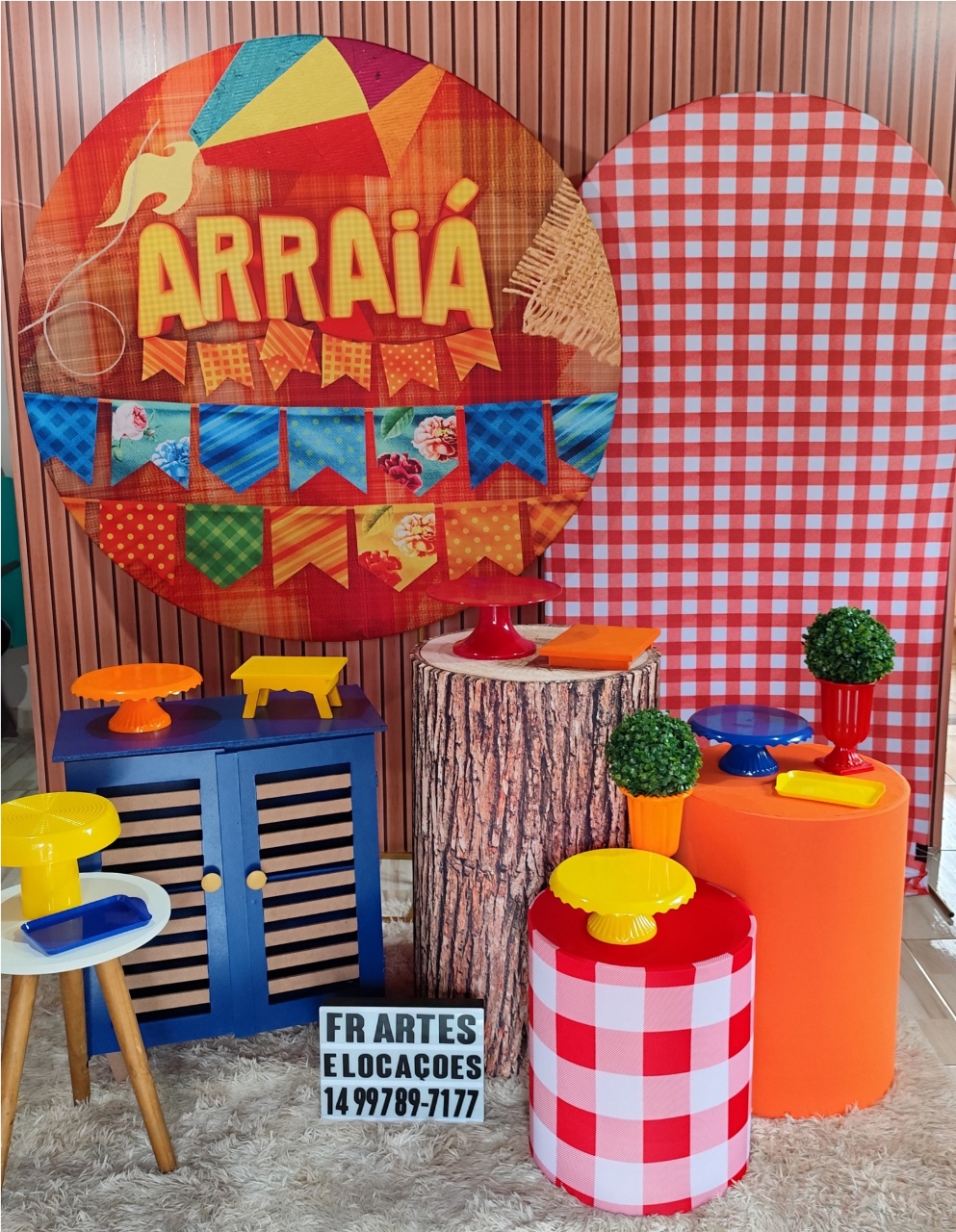 Arraiá Laranja - Completo - FR artes