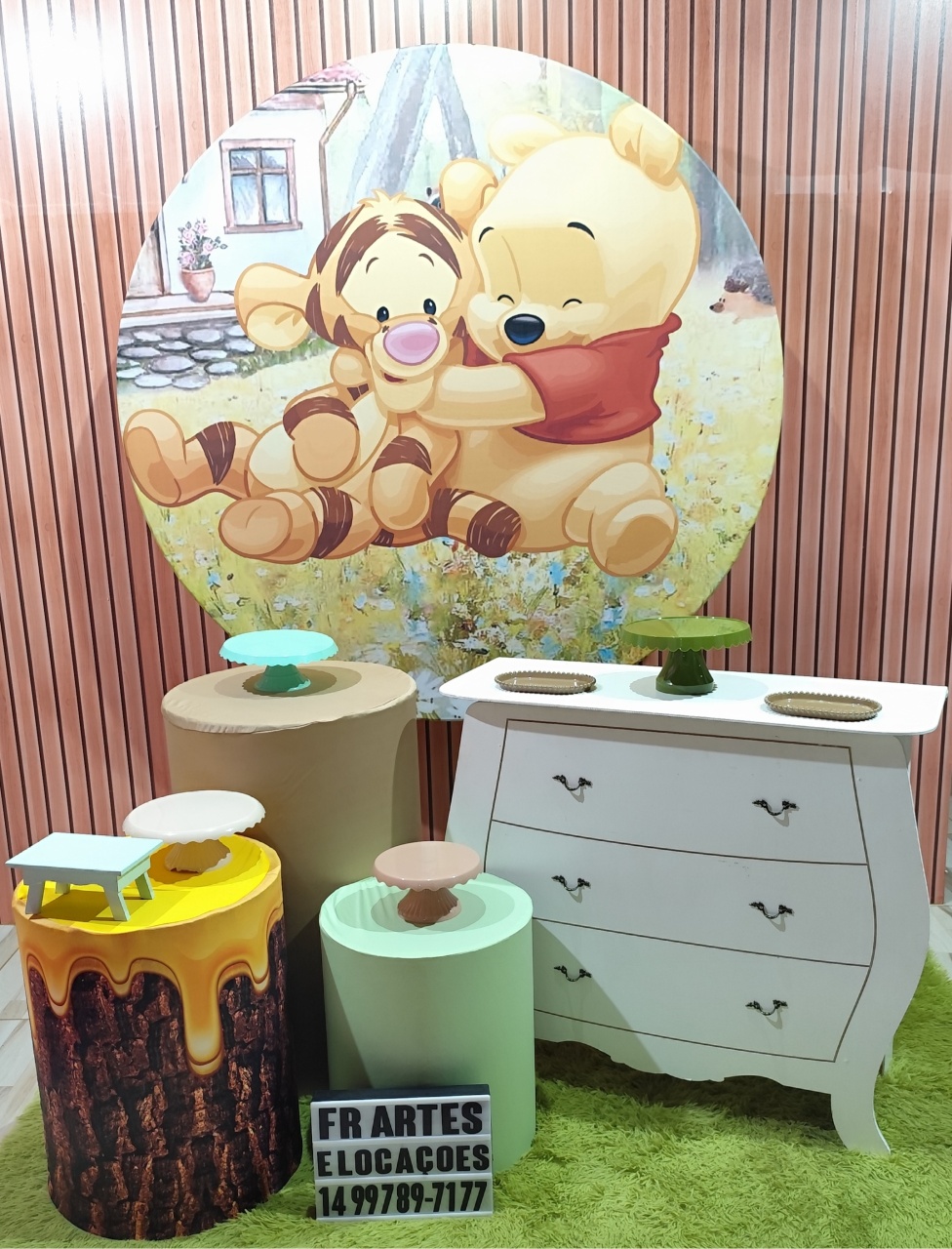 Ursinho Pooh -  Prata - FR artes