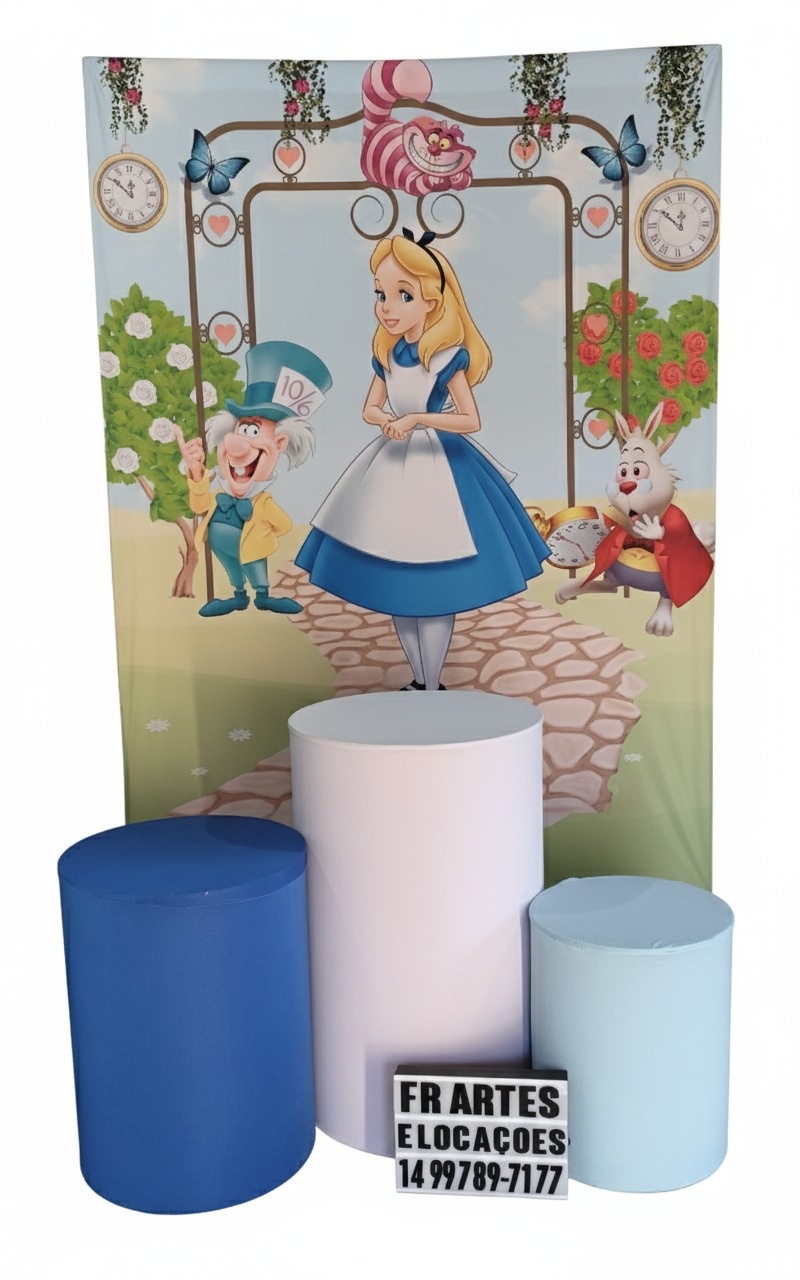 Jogo de Capa (Painel + Cilindros) Alice - FR artes